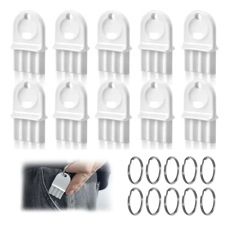 SET DE 10 LLAVES UNIVERSALES PARA SOPORTE DE PAPEL HIGIE N - 1
