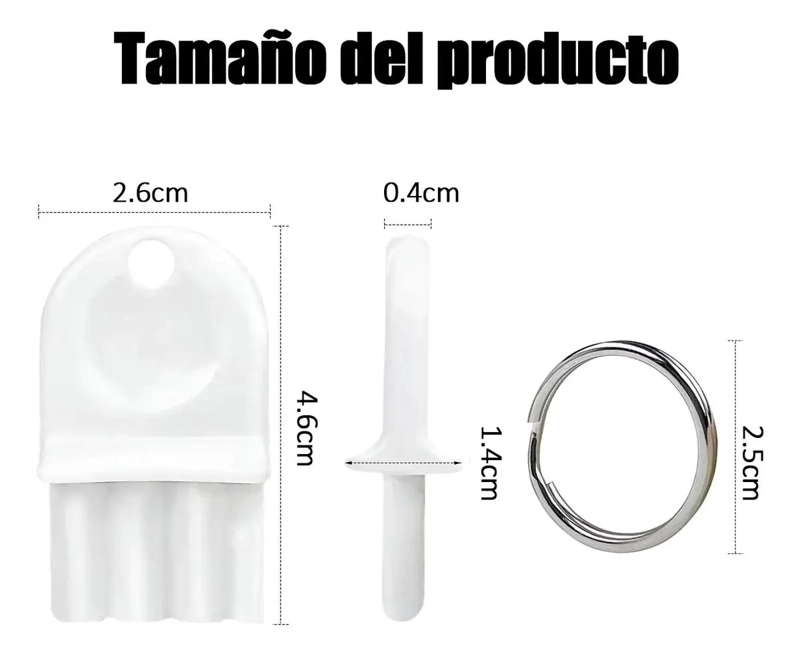 SET DE 10 LLAVES UNIVERSALES PARA SOPORTE DE PAPEL HIGIE N - 2