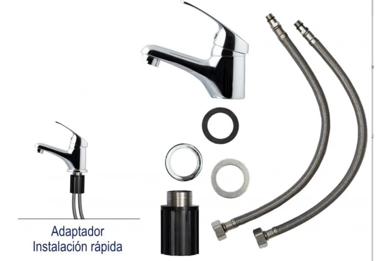 LLAVE MONOMANDO PARA LAVATORIO CON DISEÑO MODERNO - 4