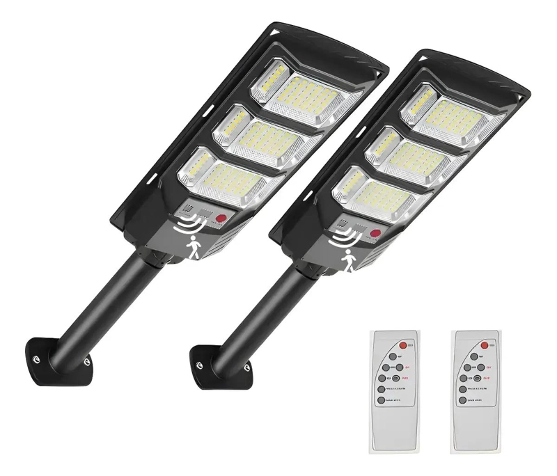 FOCO LED EXTERIOR CON SENSOR DE MOVIMIENTO Y MANDO, 2 UDS - 1