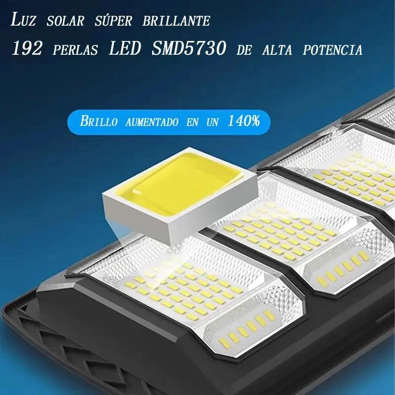 FOCO LED EXTERIOR CON SENSOR DE MOVIMIENTO Y MANDO, 2 UDS - 3