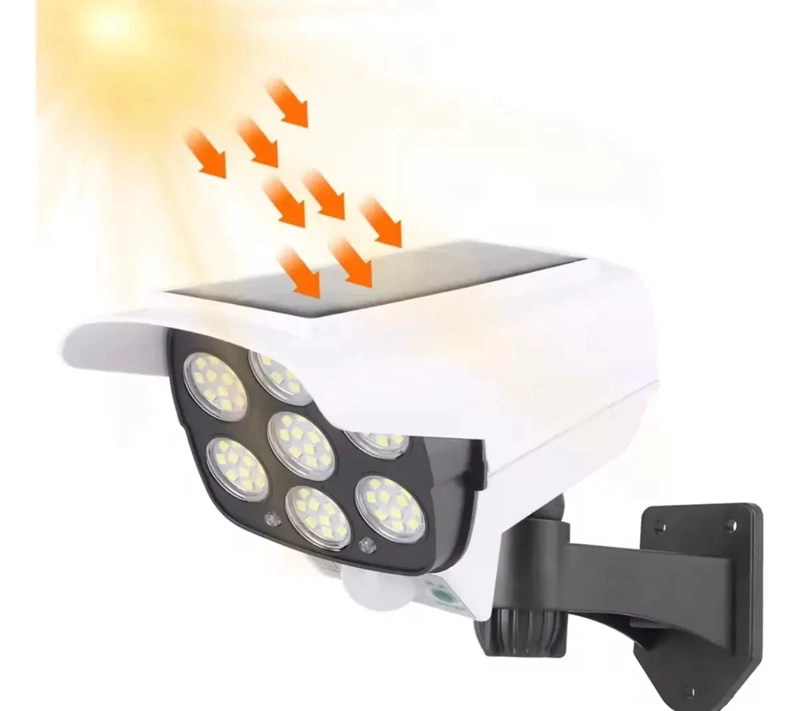 FOCO SOLAR CON SENSOR DE MOVIMIENTO TIPO CAMARA - 3