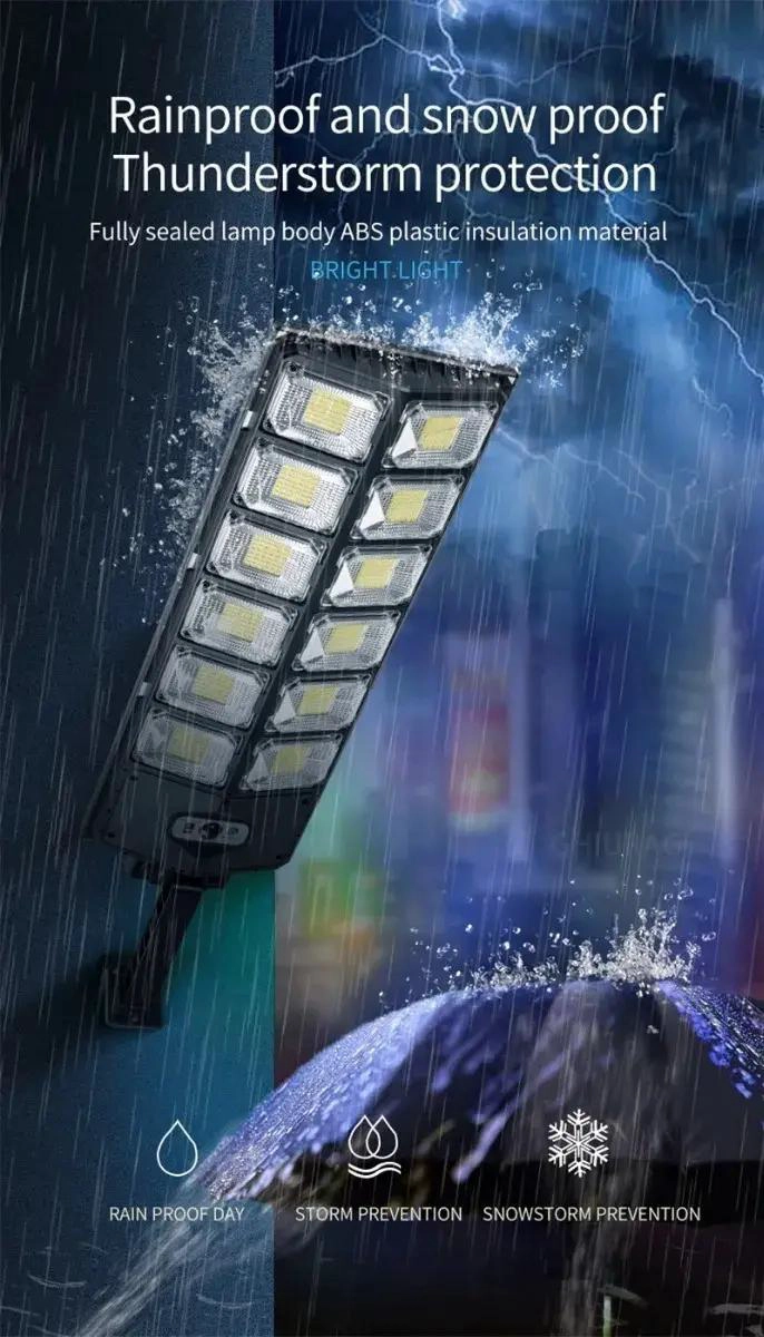 FOCO LED EXTERIOR 200W CON SENSOR DE MOVIMIENTO - 3