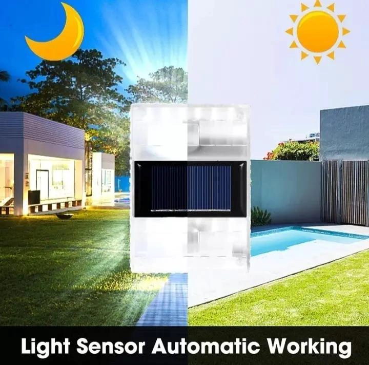 PACK 4 FOCOS LED SOLARES PARA JARDIN EXTERIOR - 4