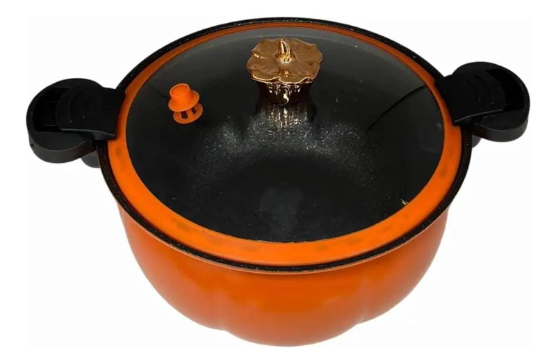 OLLA ANTIADHERENTE DE CALABAZA 8 LITROS - 2