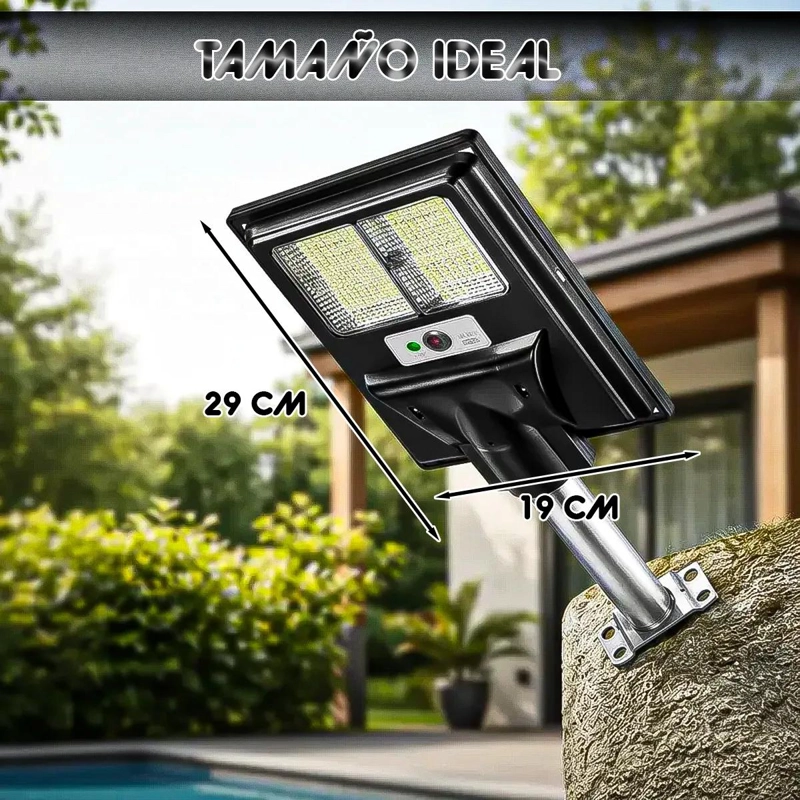 FOCO SOLAR LED EXTERIOR 60W LUZ SOLAR - 2
