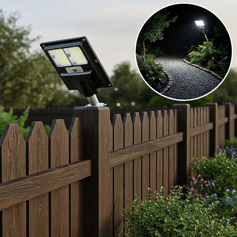 FOCO SOLAR LED EXTERIOR 60W LUZ SOLAR - 3