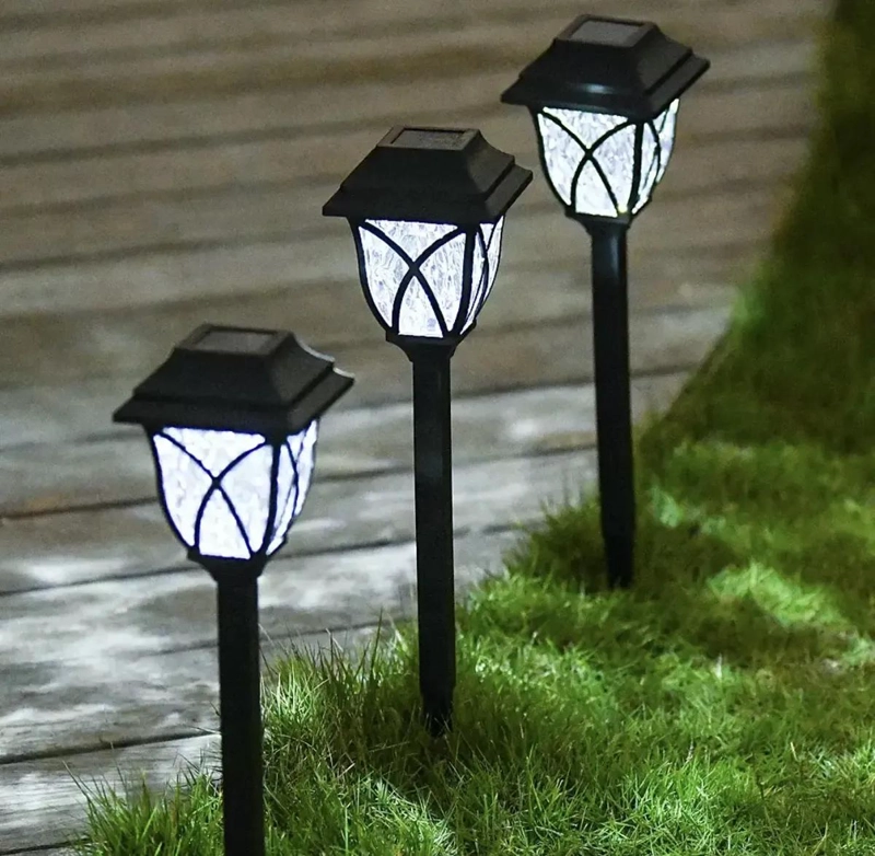PACK DE 6 LAMPARAS SOLARES DECORATIVAS PARA JARDIN - 3