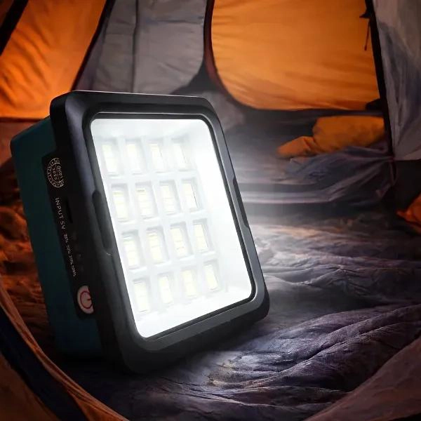 FOCO SOLAR LED RECARGABLE 50W PARA EMERGENCIA - 4