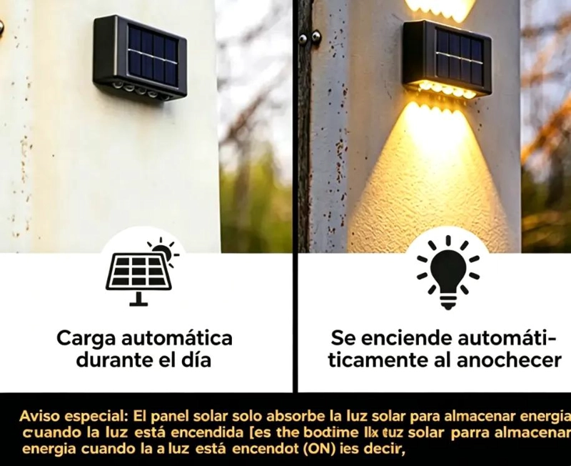 JUEGO DE 2 LAMPARAS SOLARES LED PARA JARDIN Y PATIO - 3