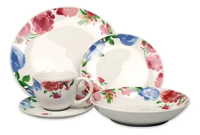 JUEGO DE VAJILLA DE PORCELANA 30 PIEZAS - 1