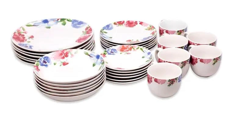 JUEGO DE VAJILLA DE PORCELANA 30 PIEZAS - 2