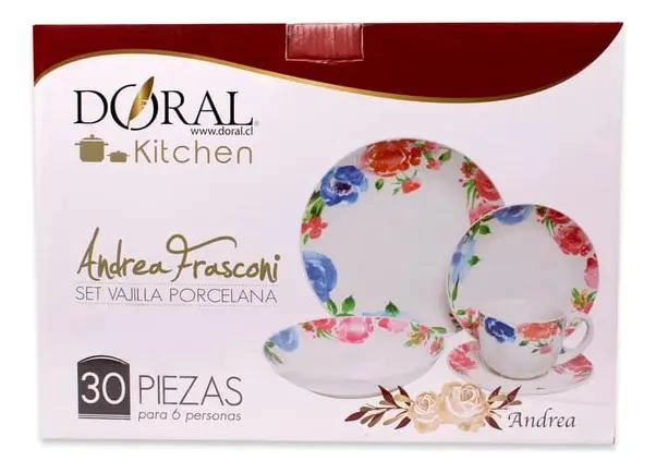 JUEGO DE VAJILLA DE PORCELANA 30 PIEZAS - 4