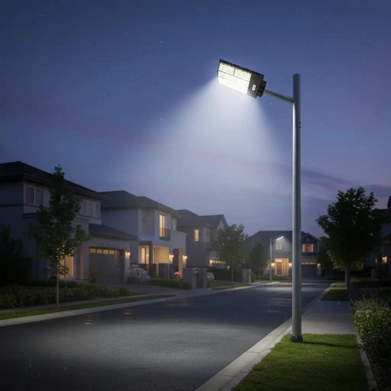 FOCO LED SOLAR 1500W CON CONTROL REMOTO Y BASE NEGRA - 5