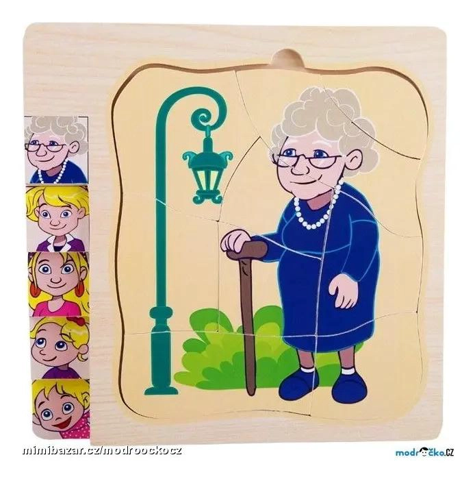 ROMPECABEZAS MONTESSORI ETAPAS DE LA VIDA - 1