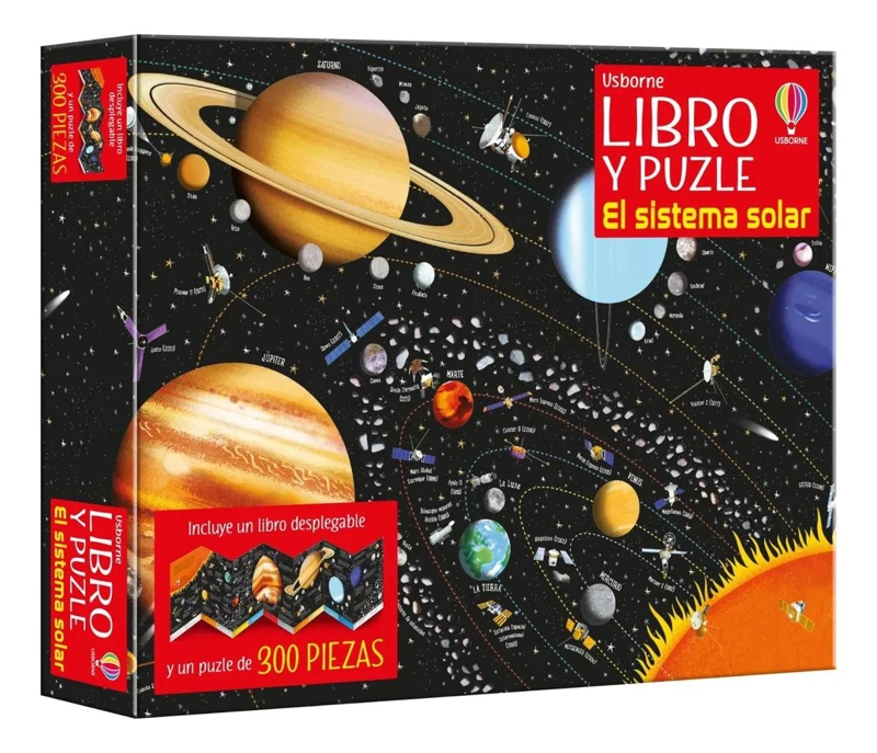 LIBRO Y PUZZLE SISTEMA SOLAR 300 PIEZAS - 1