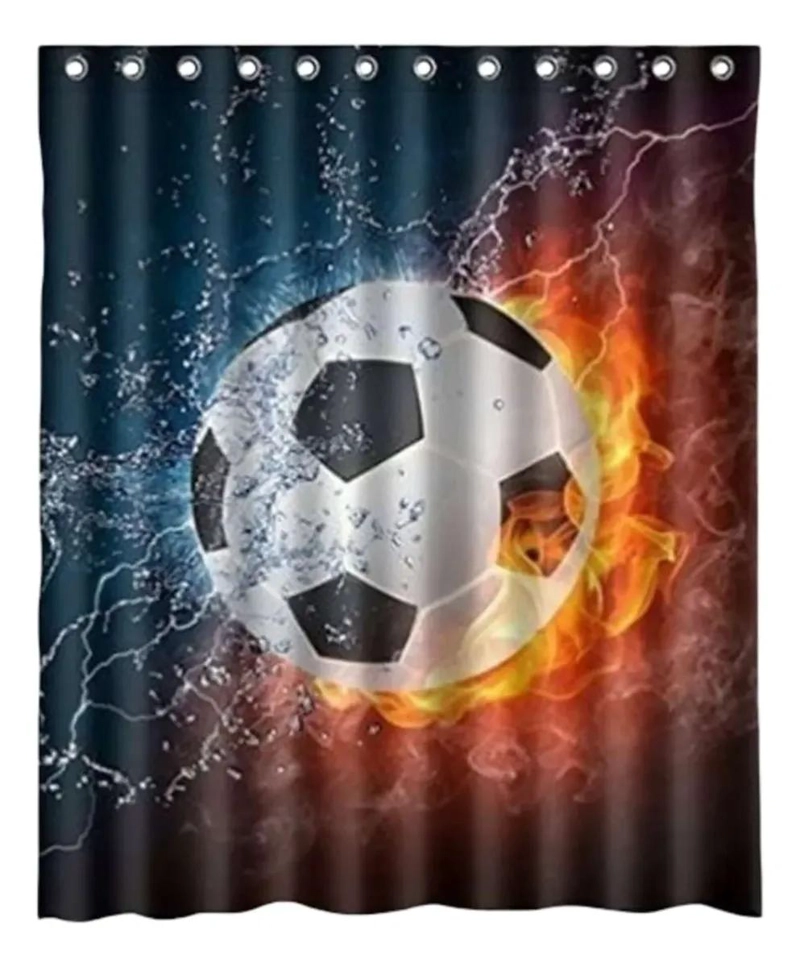 SET DE CORTINAS DE BAÑO CON FORRO IMPERMEABLE - 5