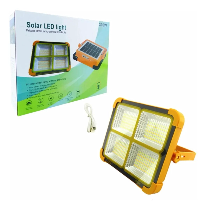 PROYECTOR SOLAR PORTATIL 288 LEDS 300W DUO COLOR - 5