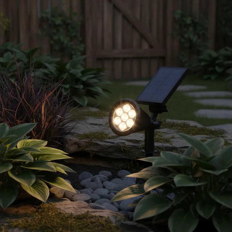 LAMPARA ESTACA SOLAR LED PARA JARDIN - 3
