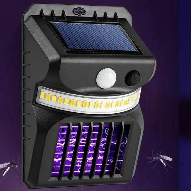 LAMPARA SOLAR REPELENTE DE MOSQUITOS Y MOSCAS - 3
