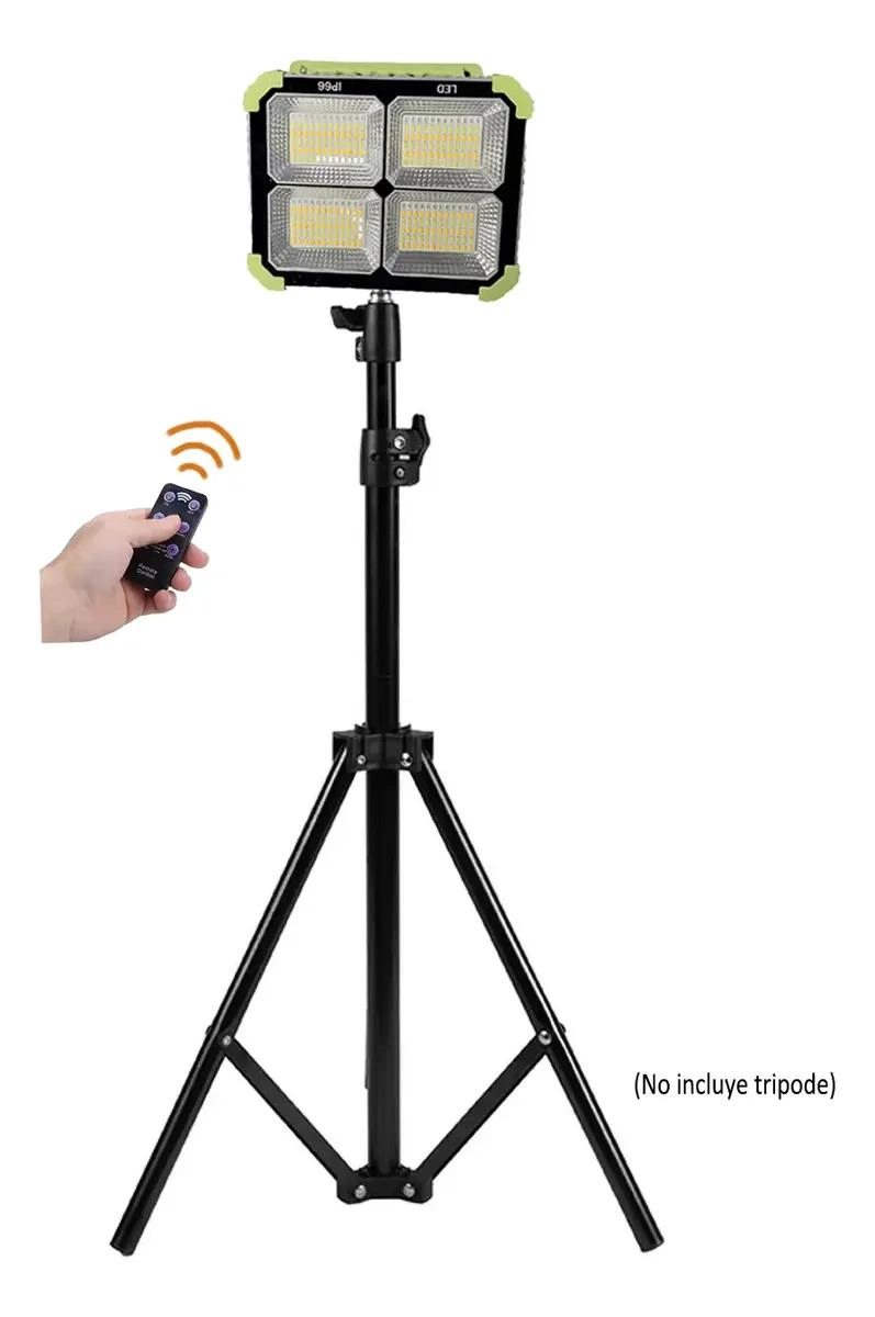 REFLECTOR LED PORTATIL RECARGABLE CON PANEL Y USB - 3