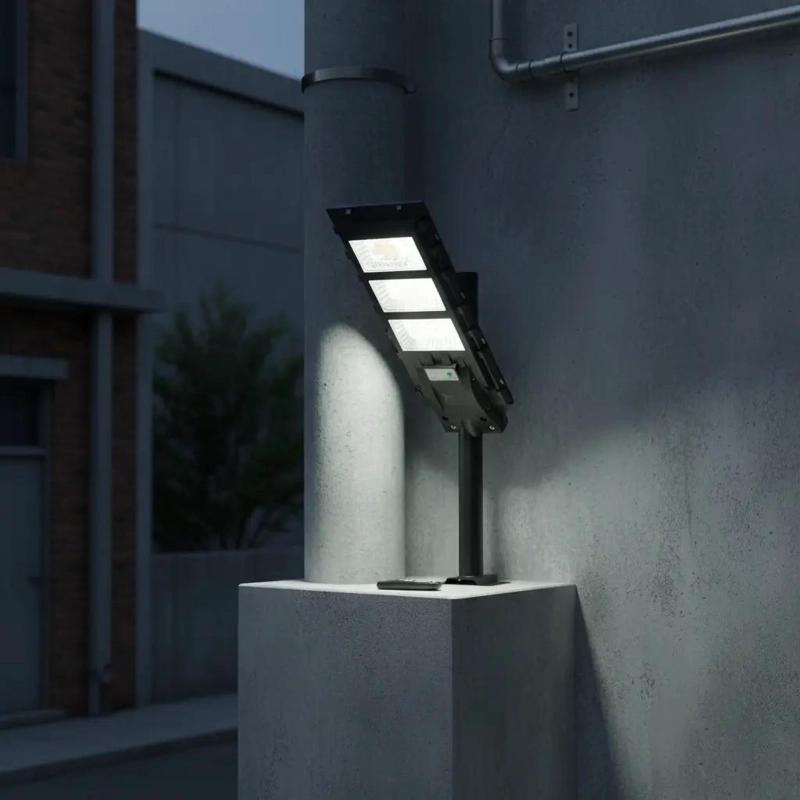 FOCO SOLAR LED 700W EXTERIOR CON CONTROL Y SOPORTE - 5