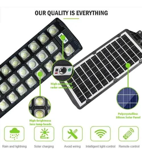 FOCO SOLAR LED 1200W CON SENSOR DE MOVIMIENTO - 5