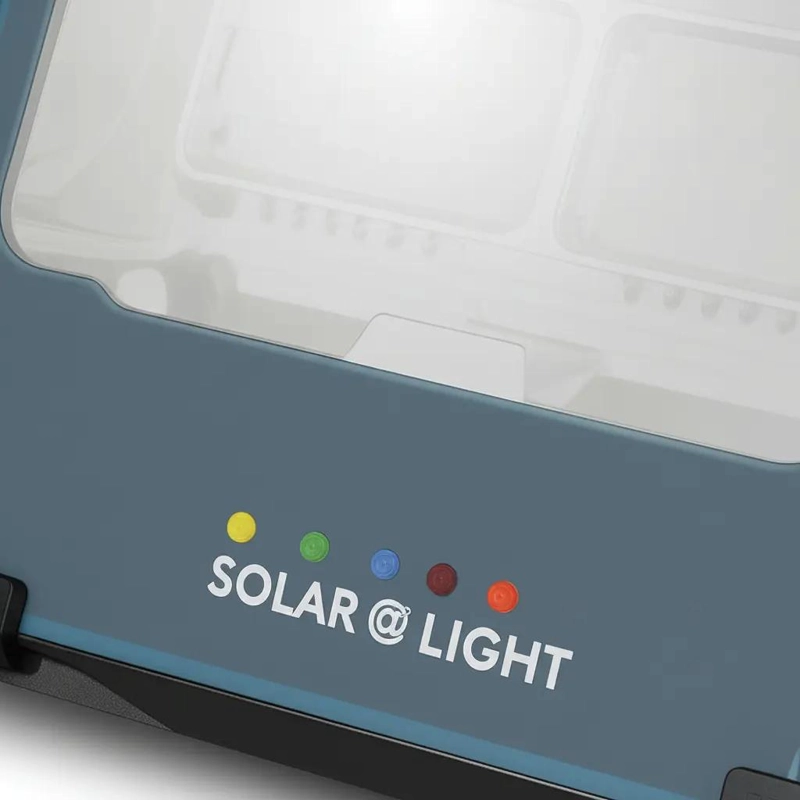 FOCO REFLECTOR SOLAR 600W BLANCO CALIDO CON PANEL Y MANDO - 4