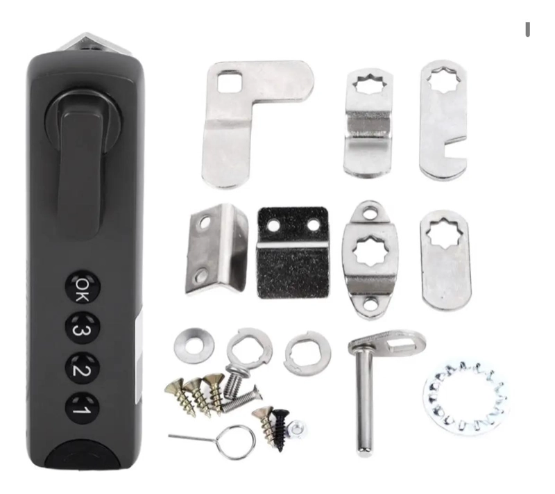 CERRADURA PARA MUEBLE CON CONTRASEÑA DE SEGURIDAD - 2