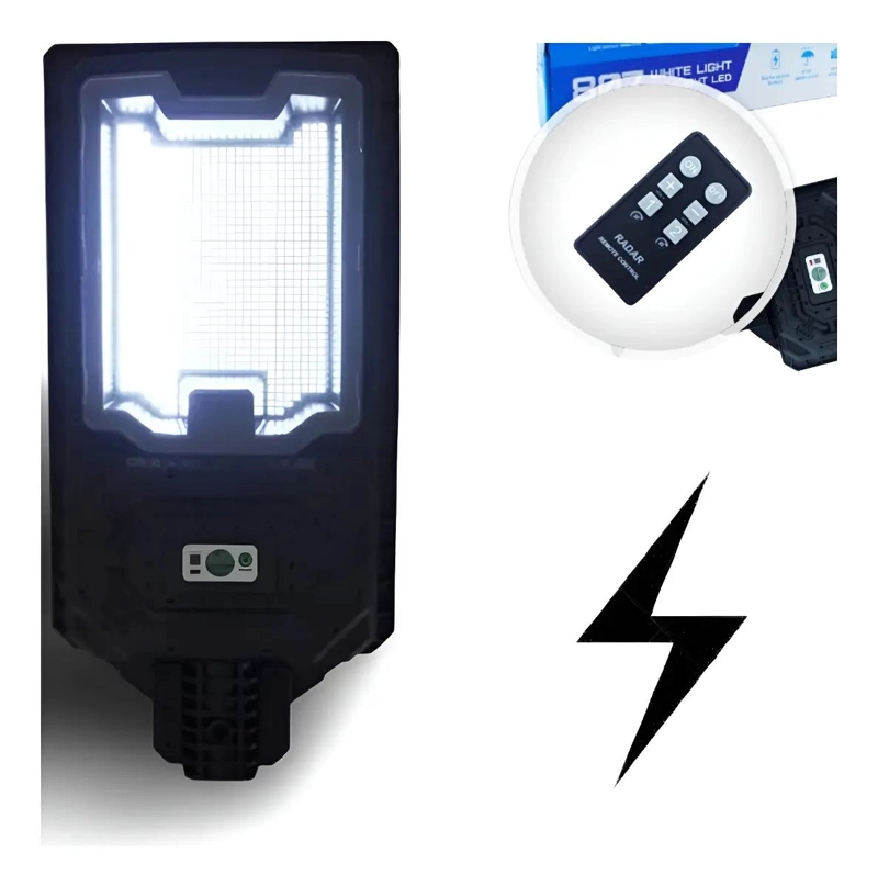 FOCO SOLAR 500W CON 807 LEDS Y CONTROL REMOTO - 2