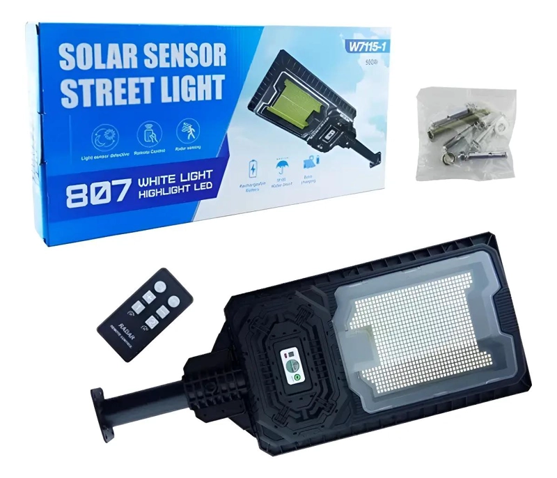 FOCO SOLAR 500W CON 807 LEDS Y CONTROL REMOTO - 4