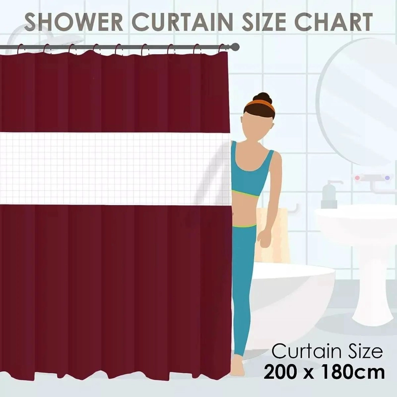 SET DE ACCESORIOS DE BAÑO ORGANIZADOR CON CORTINA Y JABONERA - 4