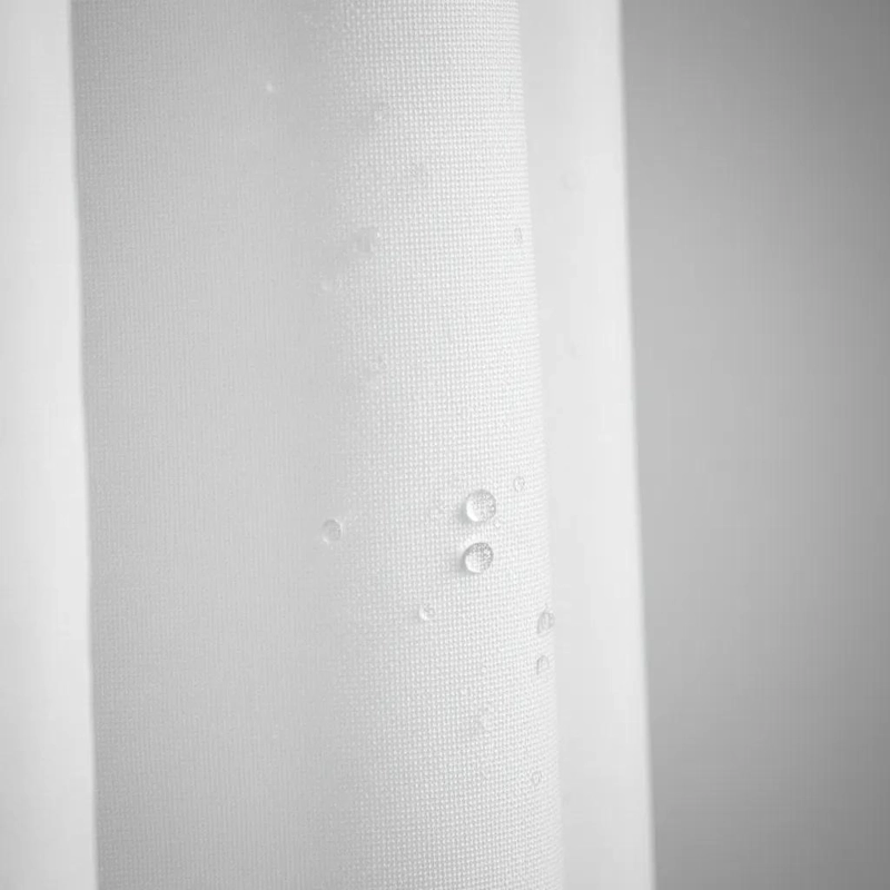 CORTINA DE BAÑO BLANCA IMPERMEABLE 180X200 CM - 2