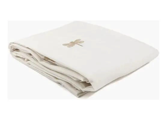 CORTINA DE BAÑO BEIGE CON DISEÑO DE LIBE LULAS - 4
