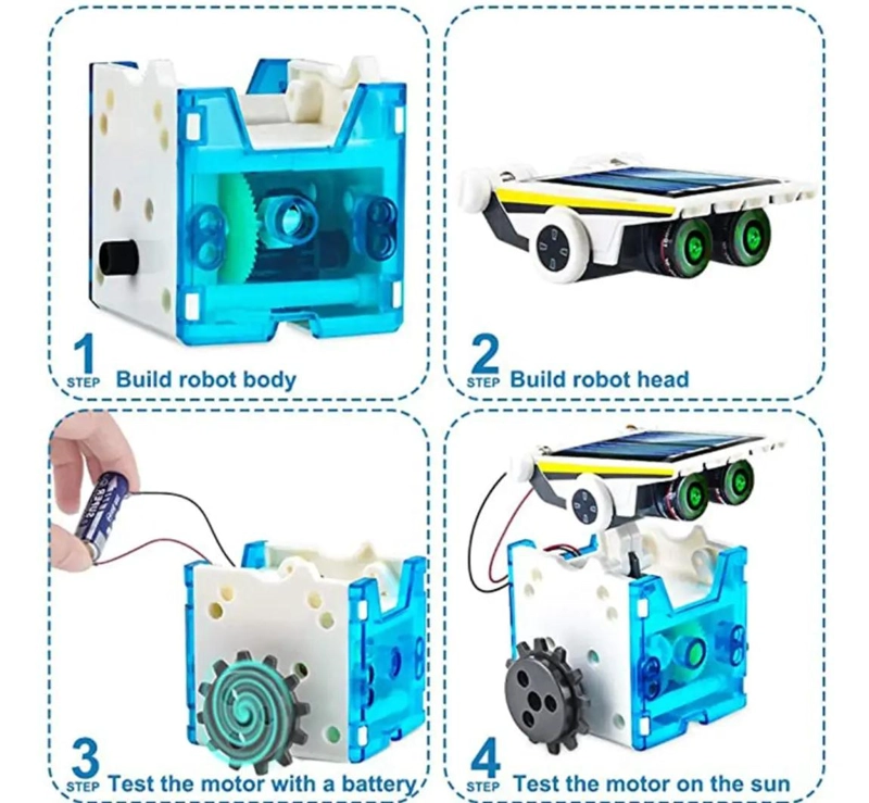 ROBOT EDUCATIVO SOLAR 13 EN 1 PARA NIÑOS - 5