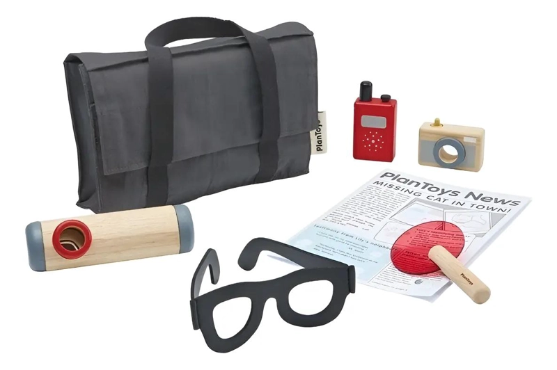 SET DE JUGUETE DETECTIVE EN MADERA - 1