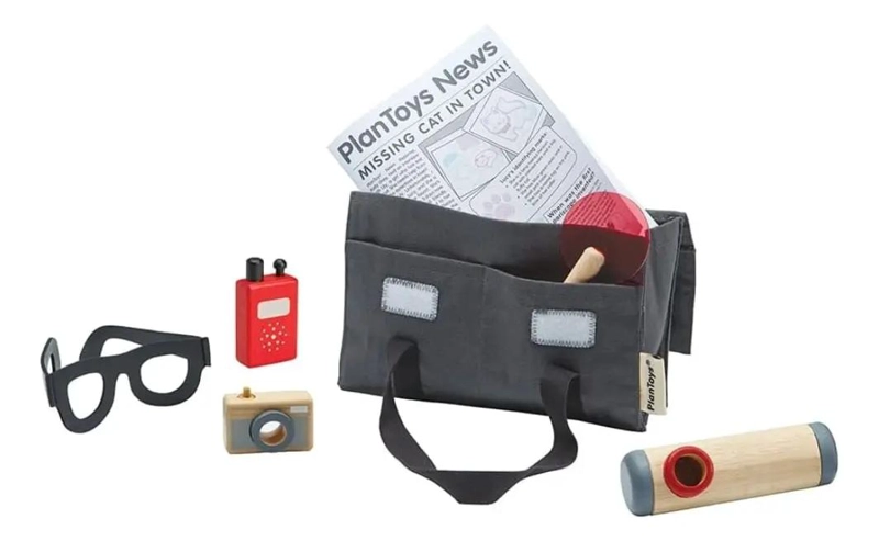 SET DE JUGUETE DETECTIVE EN MADERA - 3
