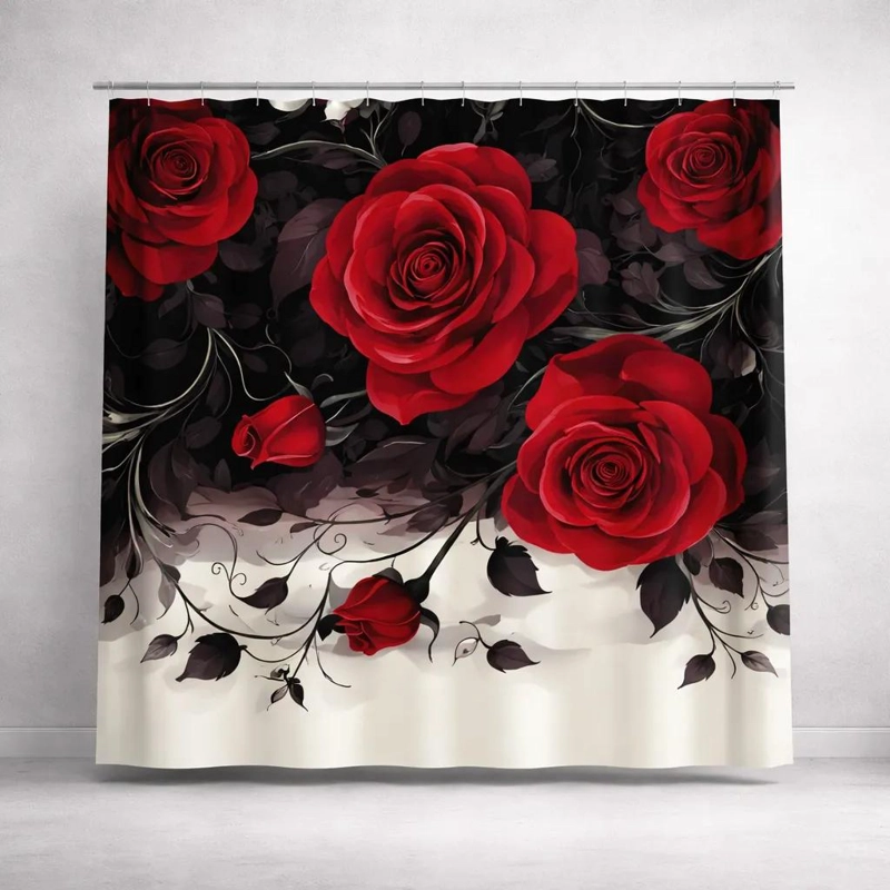 CORTINA DE BAÑO IMPERMEABLE 180X180 CM - 4