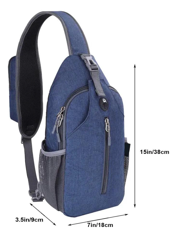 MOCHILA CRUZADA BANDOLERA PARA CICLISMO Y VIAJE - 2