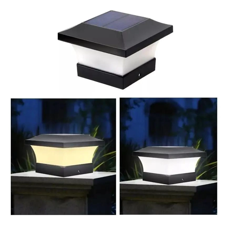 APLIQUE FOCO LED SOLAR PARA JARDIN Y PATIO - 2