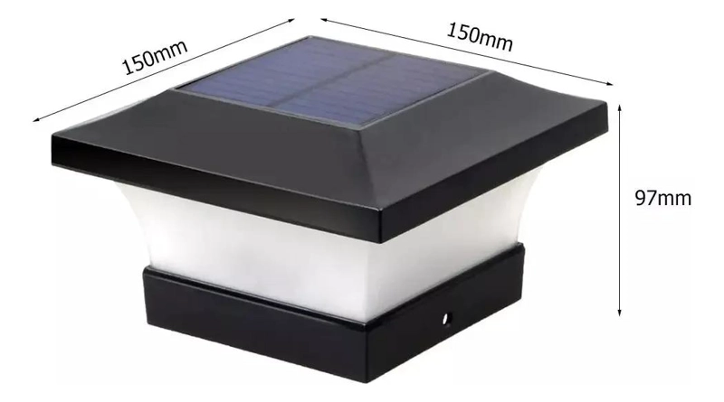 APLIQUE FOCO LED SOLAR PARA JARDIN Y PATIO - 3