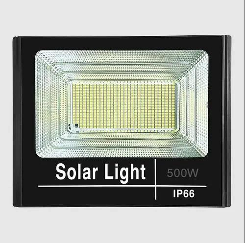 FOCO SOLAR 500W CON PANEL Y CONTROL REMOTO - 1