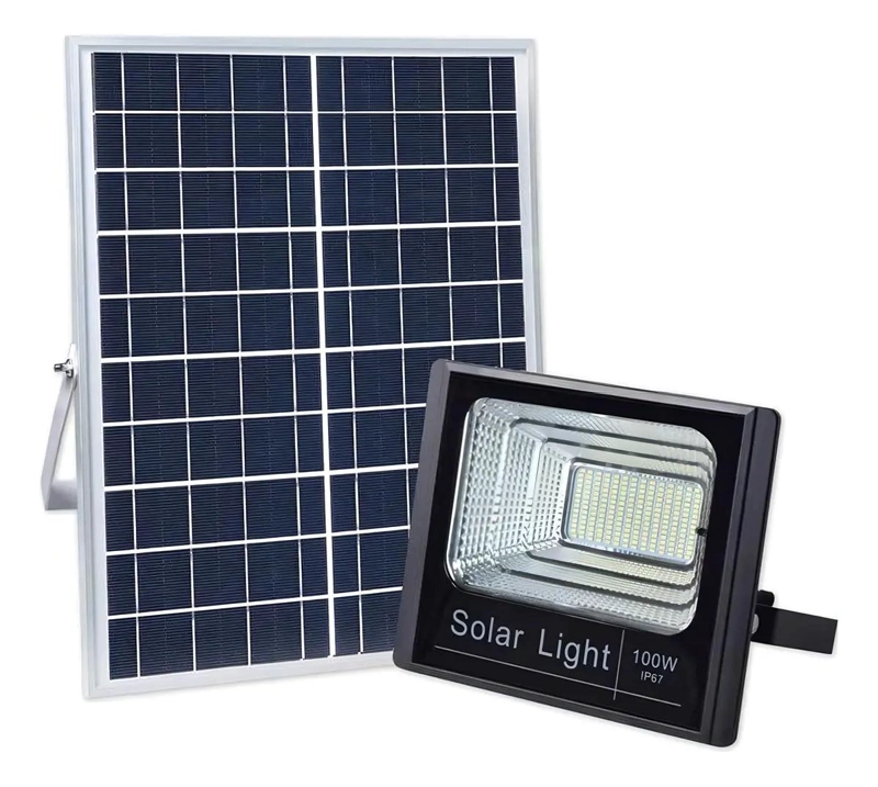FOCO SOLAR 500W CON PANEL Y CONTROL REMOTO - 4