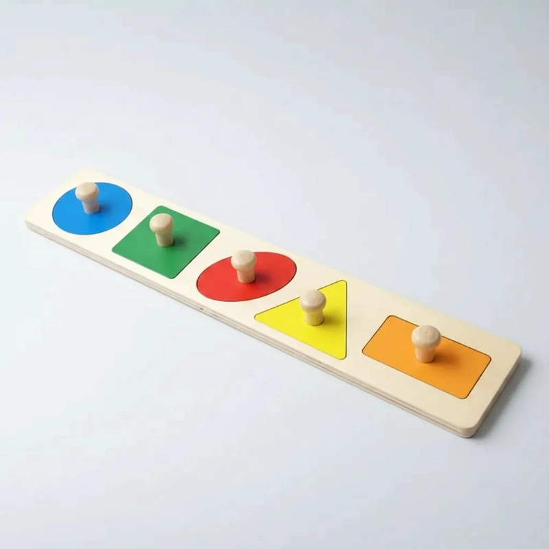 TABLERO MONTESSORI CON FIGURAS GEOME TRICAS PARA NIÑOS - 3