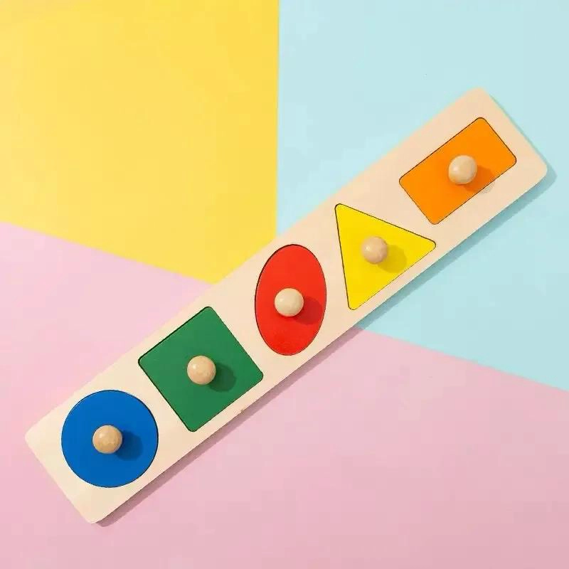 TABLERO MONTESSORI CON FIGURAS GEOME TRICAS PARA NIÑOS - 4