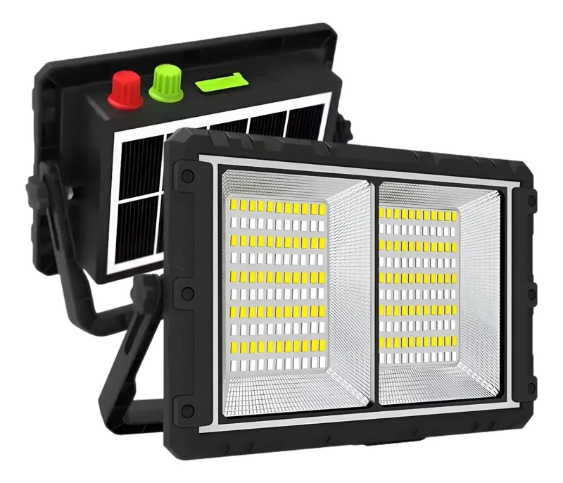FOCO LED SOLAR PORTATIL 200W RECARGABLE - 1