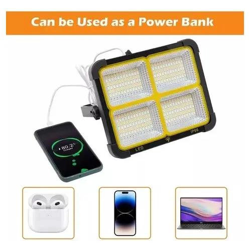 FOCO RECARGABLE 336 LED CON 5 MODOS DE LUZ USB Y SOLAR - 5