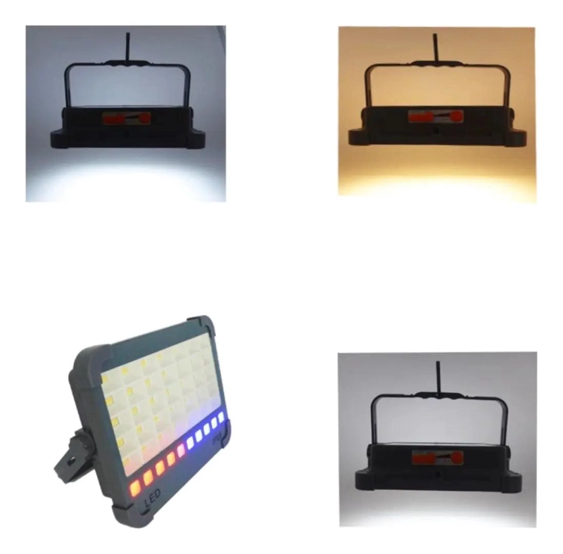 PROYECTOR SOLAR PORTATIL 300 LED CON POWER BANK - 4