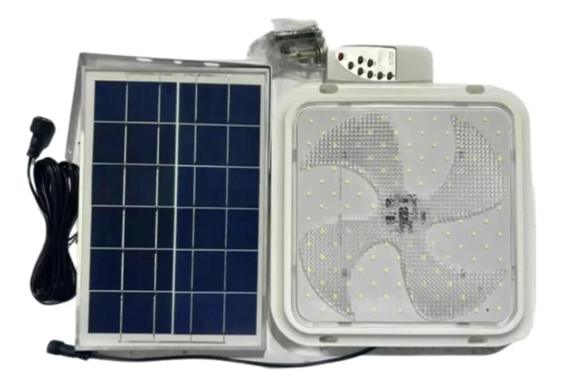 LAMPARA SOLAR LED CUADRADA CON PANEL SEPARADO IP65 - 2