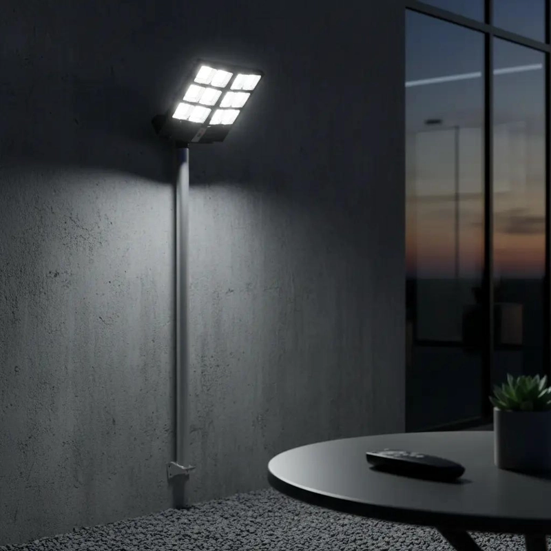 FOCO LED SOLAR 600W PANEL GRAN ANGULAR - 1